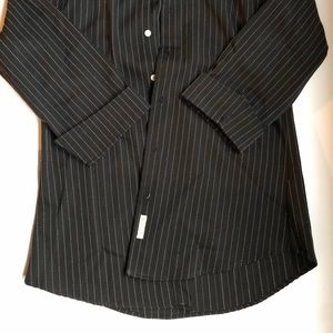 Vintage black and white striped blouse